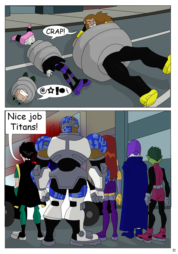 The Teen Titans The Mishap 12
