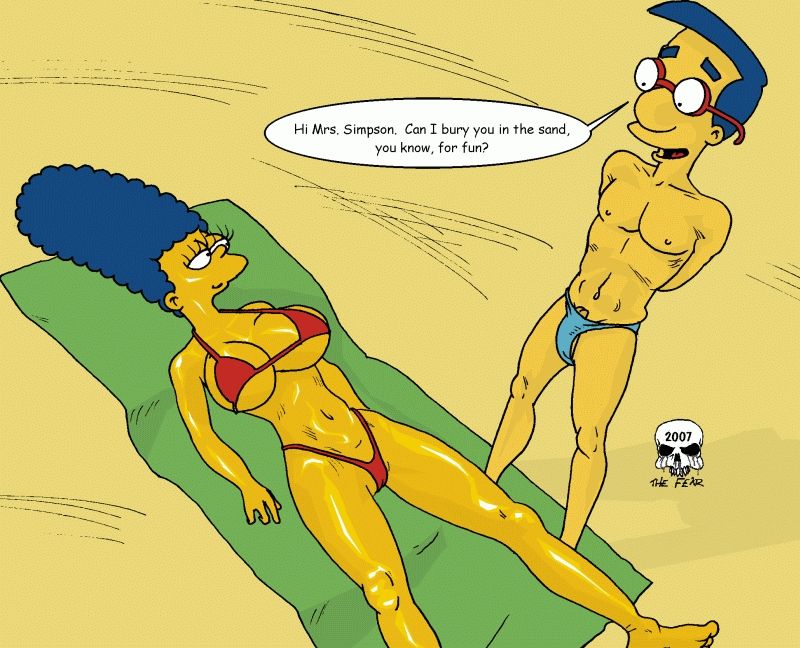 Beach Fun Simpsons XXX 01