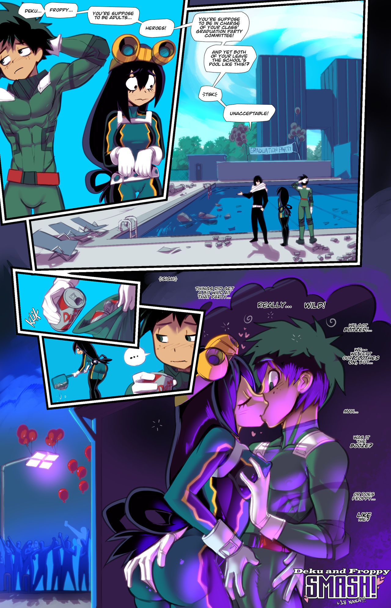 Deku and Froppy SMASH! 01