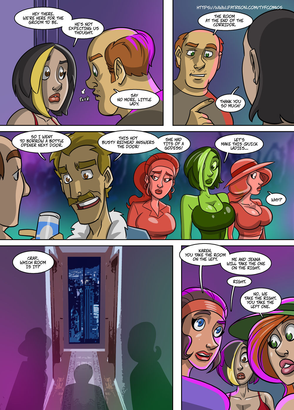 Busty Bachelor Babes JOHN NORTH 12