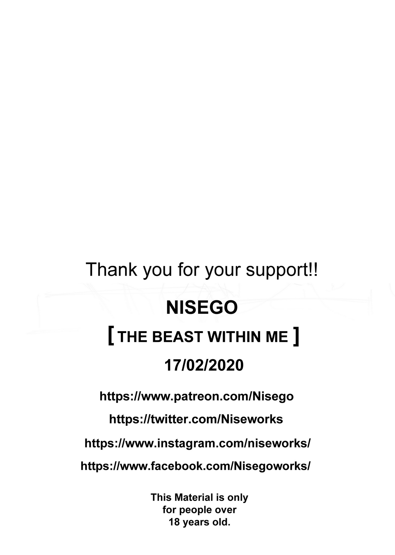 The Beast Within Me Nisego 25