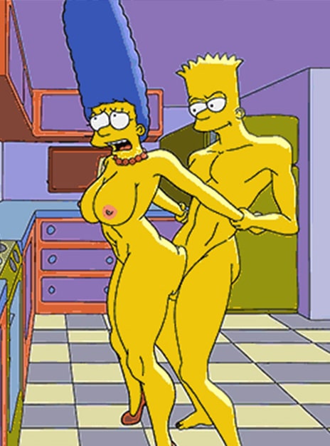 Bart and Marge Simpson Bustilda