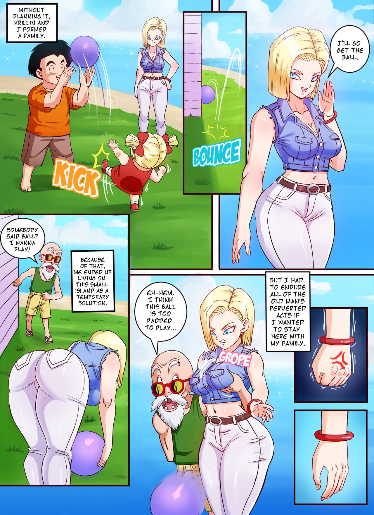 Android 18 Master Roshi 02