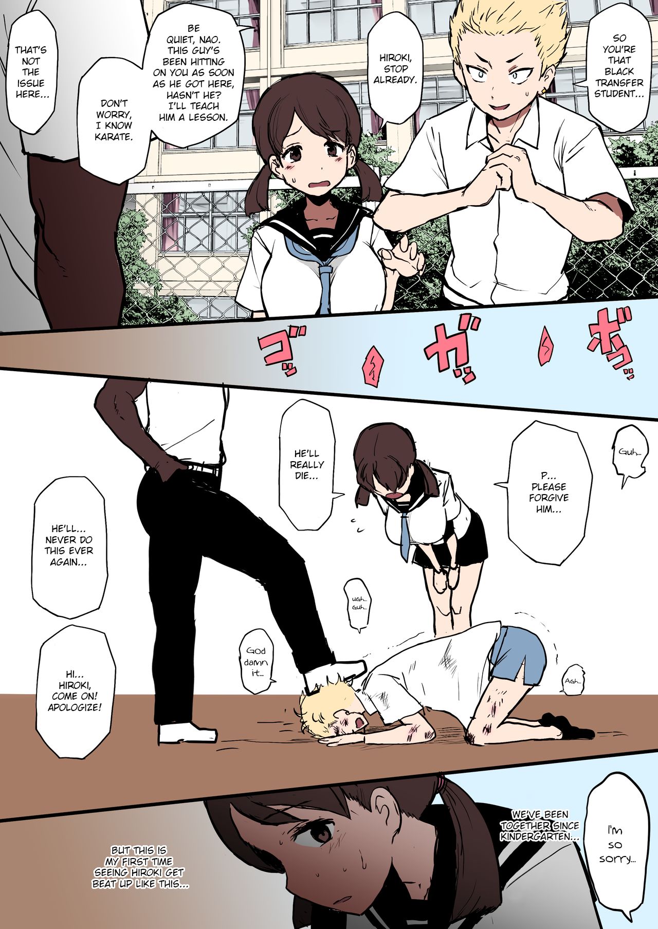 Kokujin No Tenkousei Ntr Ru Terasu Mc 01