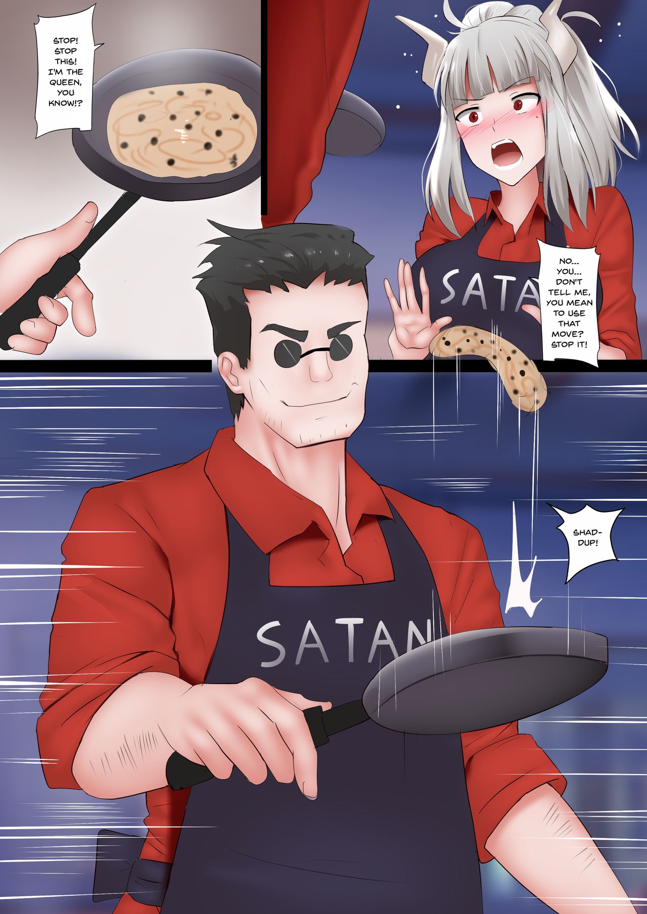 Pancakes Challenge Helltaker 03