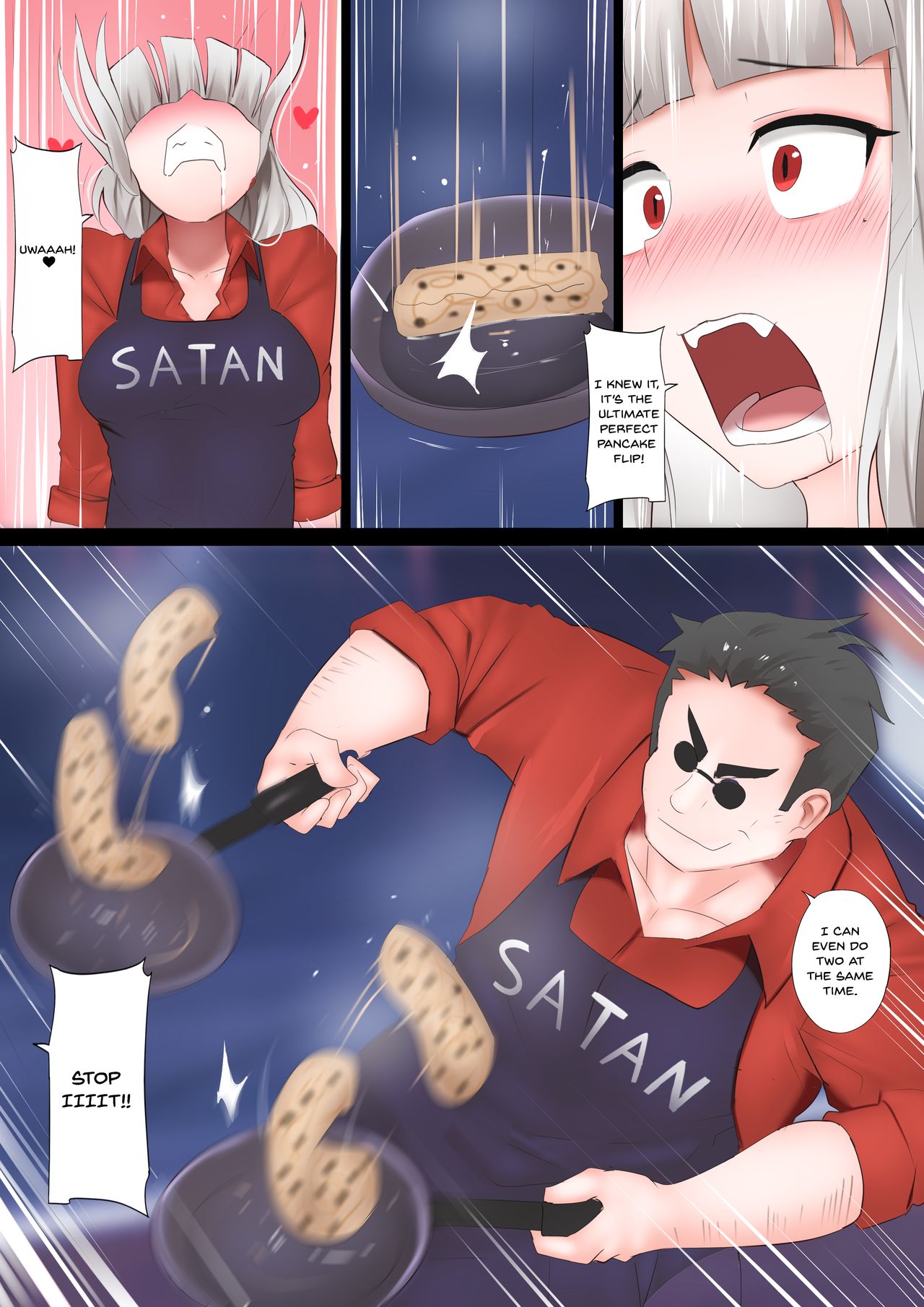 Pancakes Challenge Helltaker 04