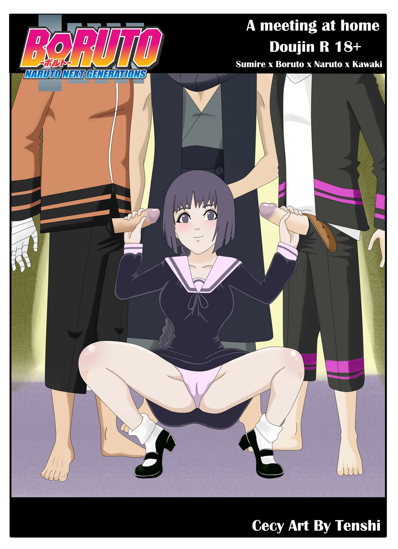 Cecyartbytenshi A Meeting At Home Boruto 01