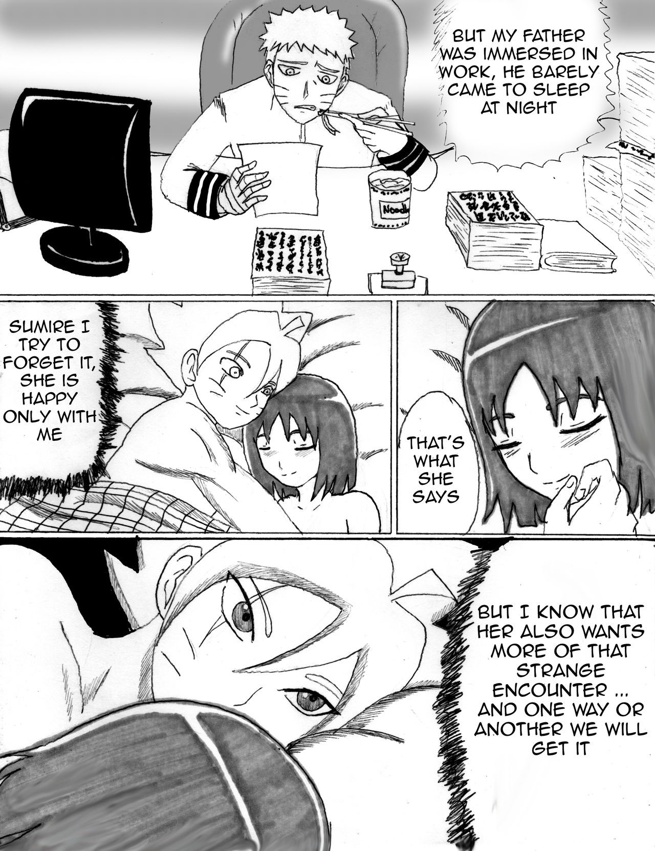 Cecyartbytenshi A Meeting At Home Boruto 24