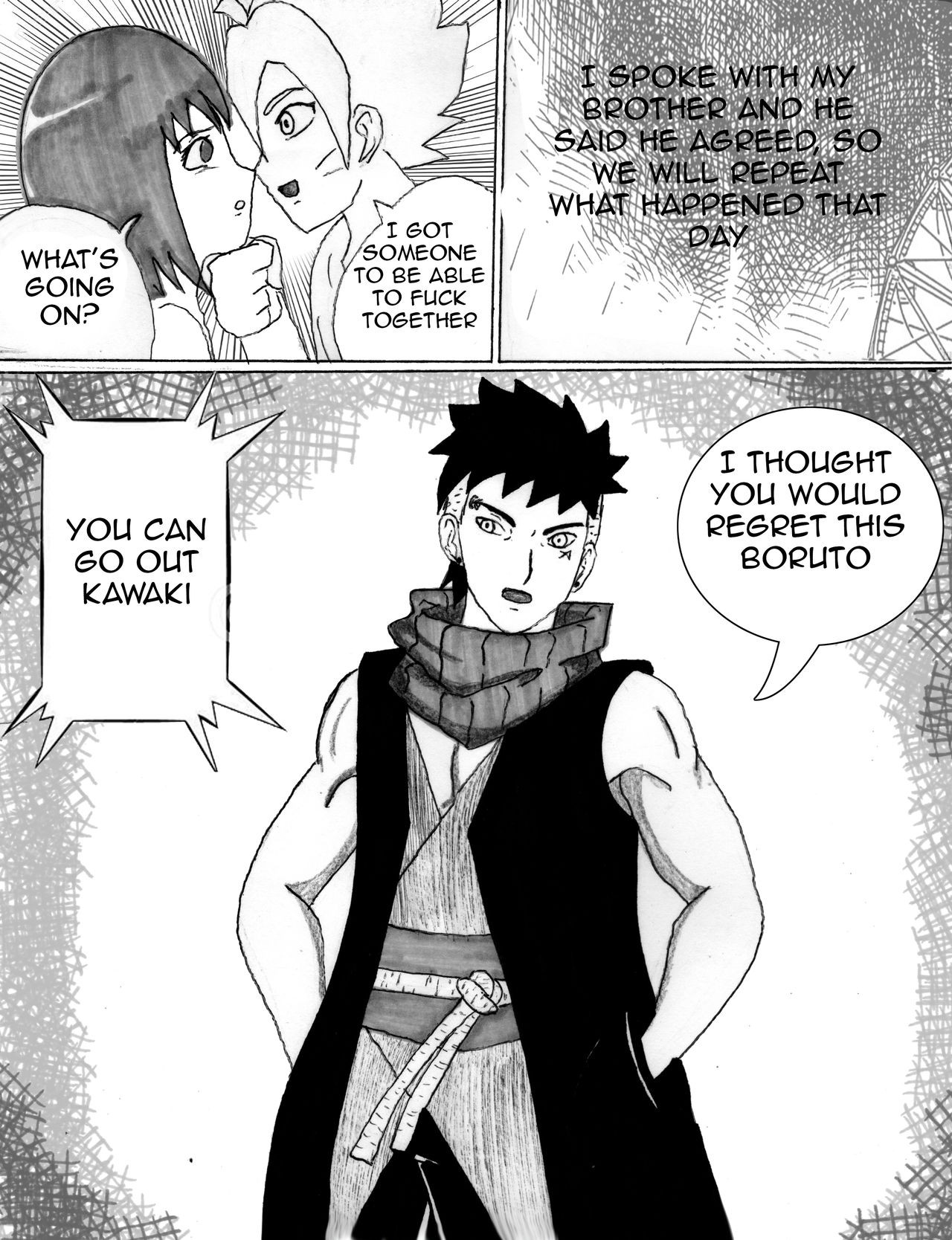 Cecyartbytenshi A Meeting At Home Boruto 27