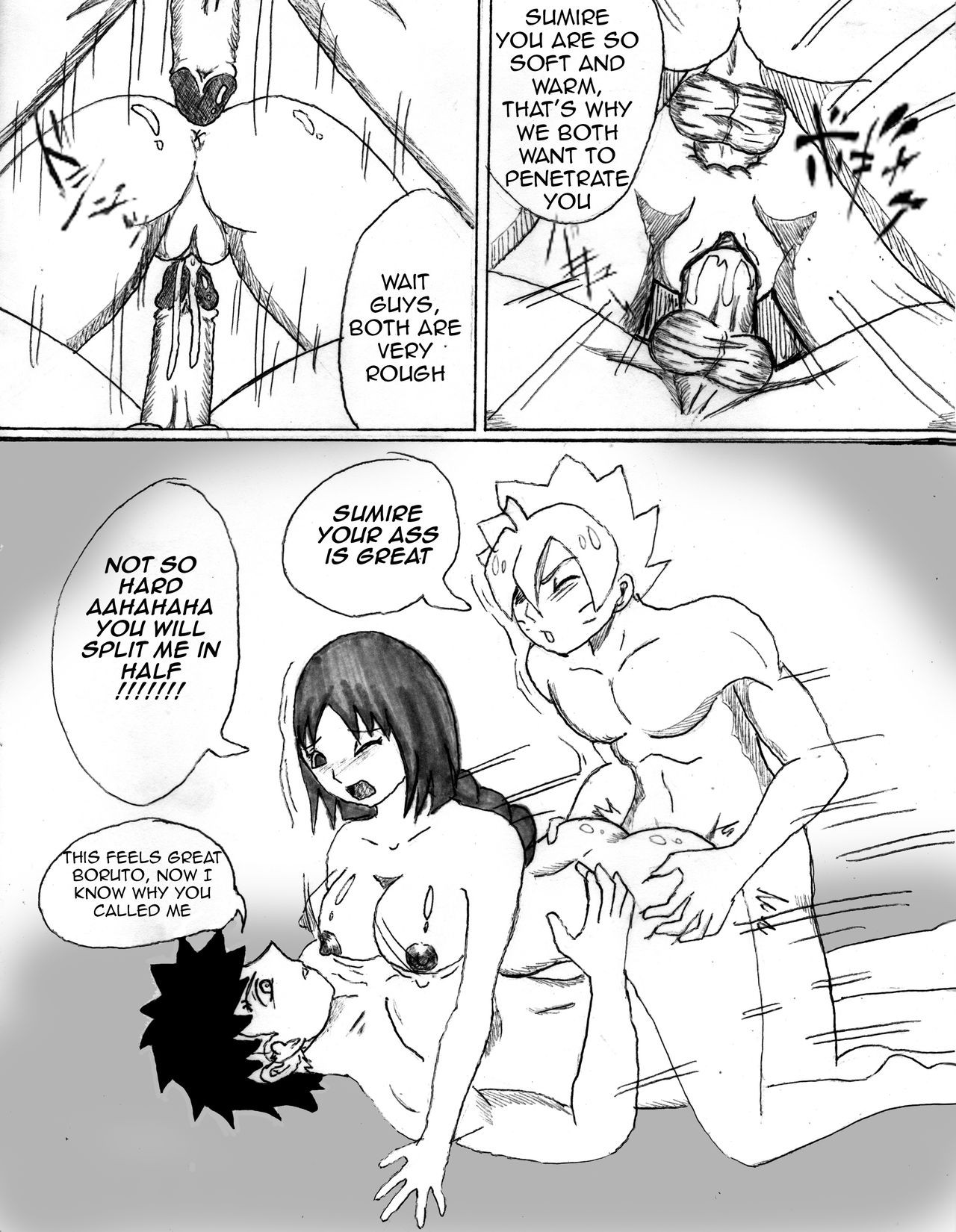 Cecyartbytenshi A Meeting At Home Boruto 36