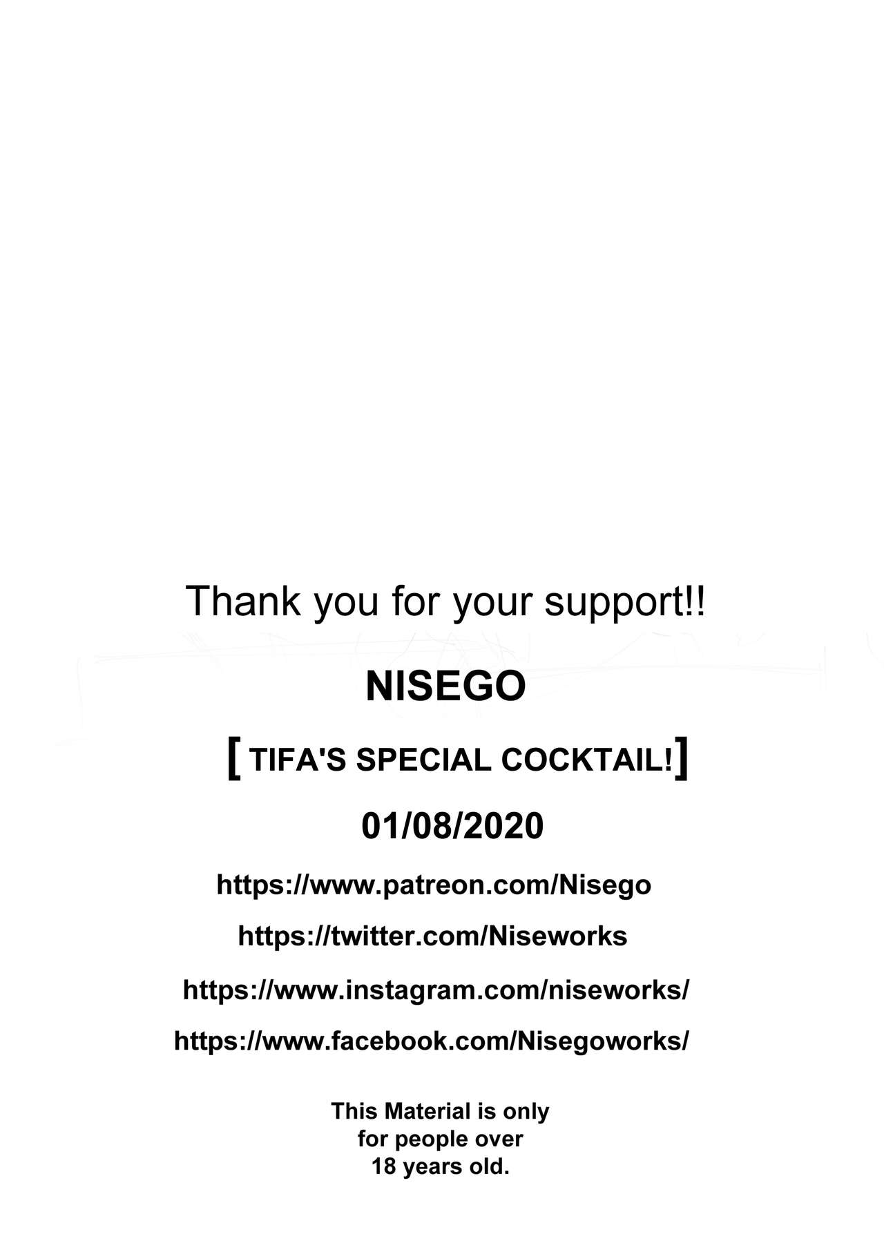 Tifas Special Cocktail Nisego 18