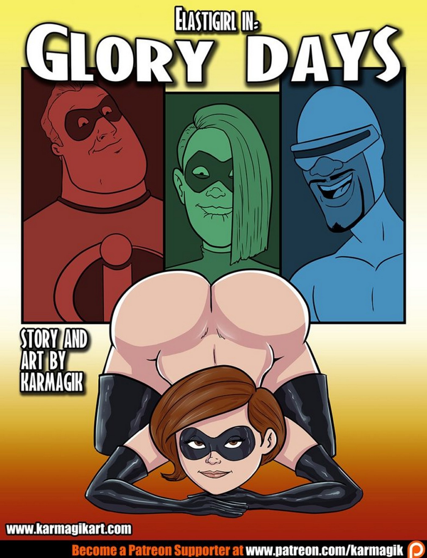 The Incredibles Elastigirl In Glory Days 01