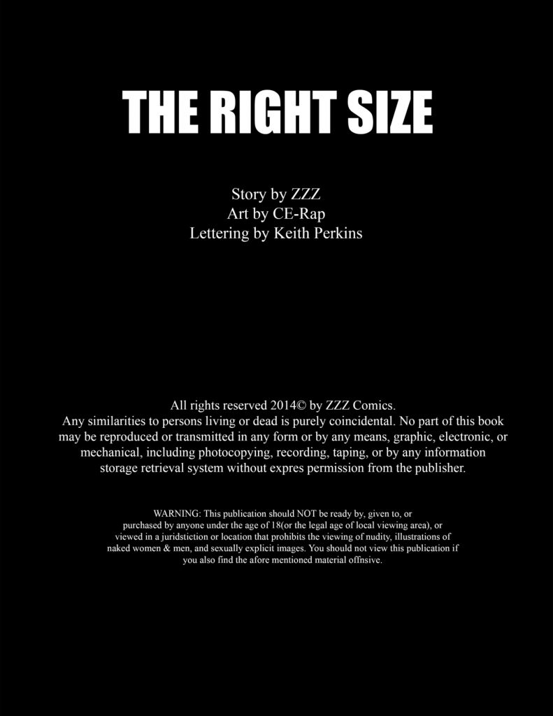 The Right Size Zzz Comics 02