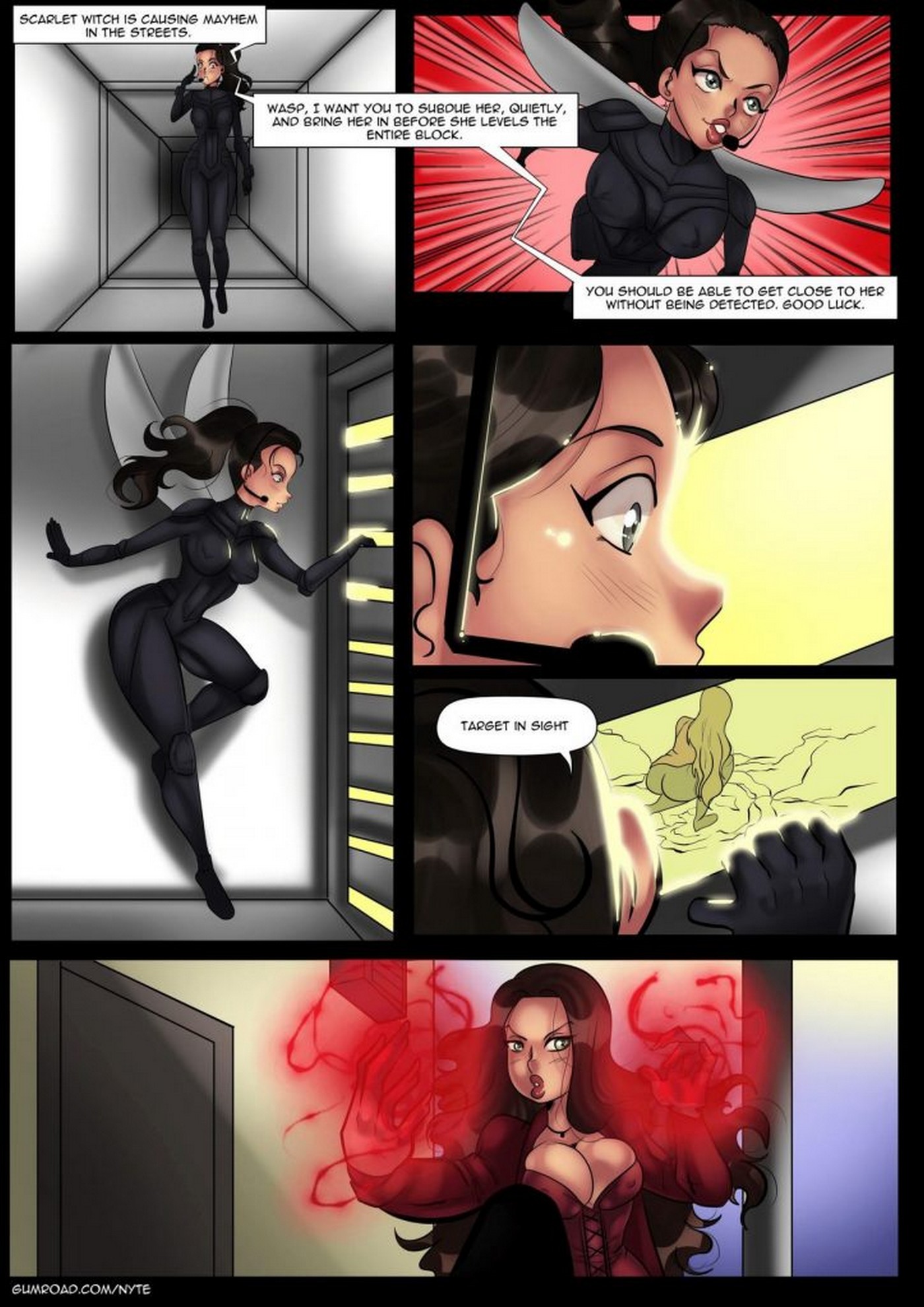 The Wasp Vs Scarlet Witch Nyte 02