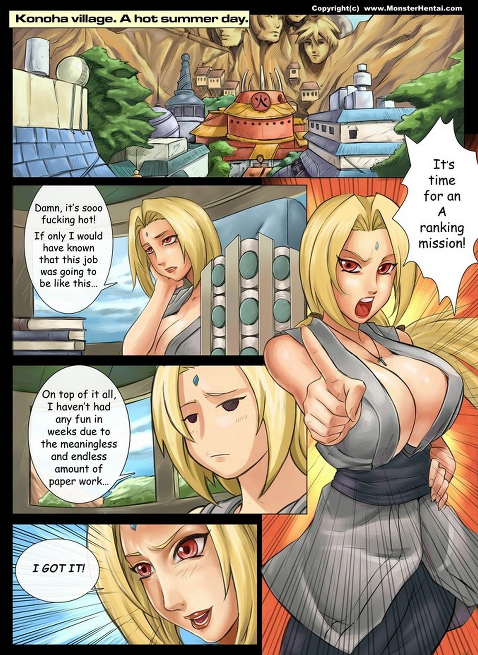 Tsunade Endurance Test Yuri Hentai 02