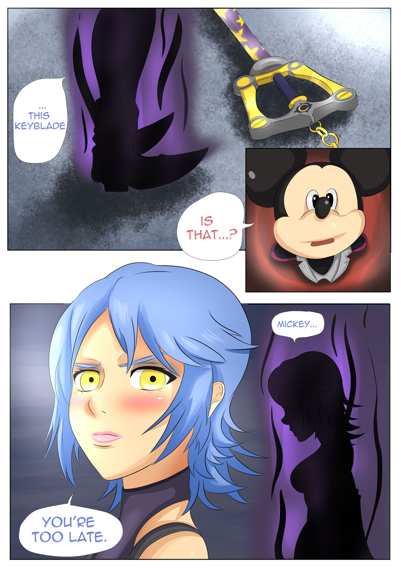 Aqua The Darkness Origin Kingdom Hearts 02