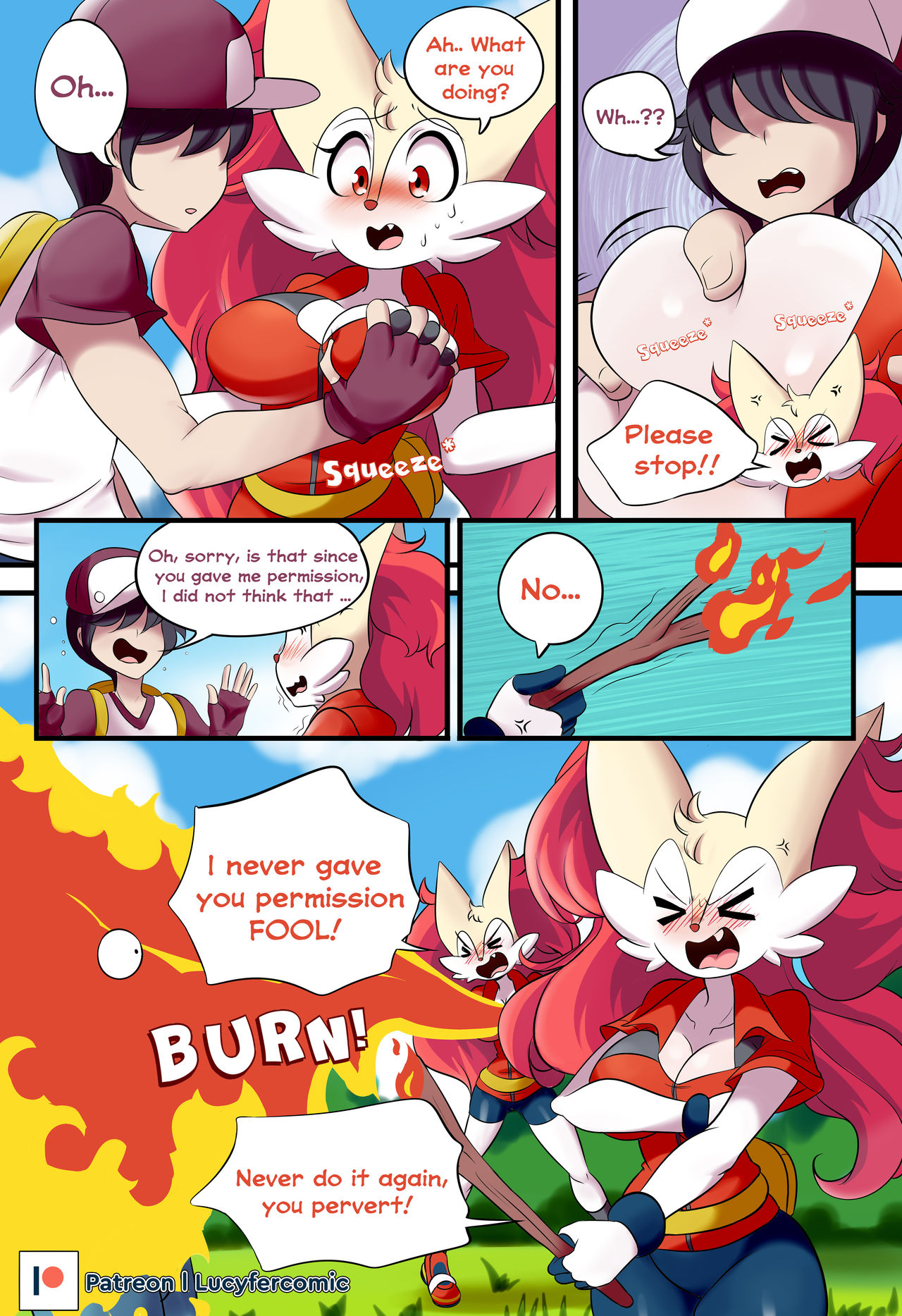 Braixen Bray Lucyfer Comic 09