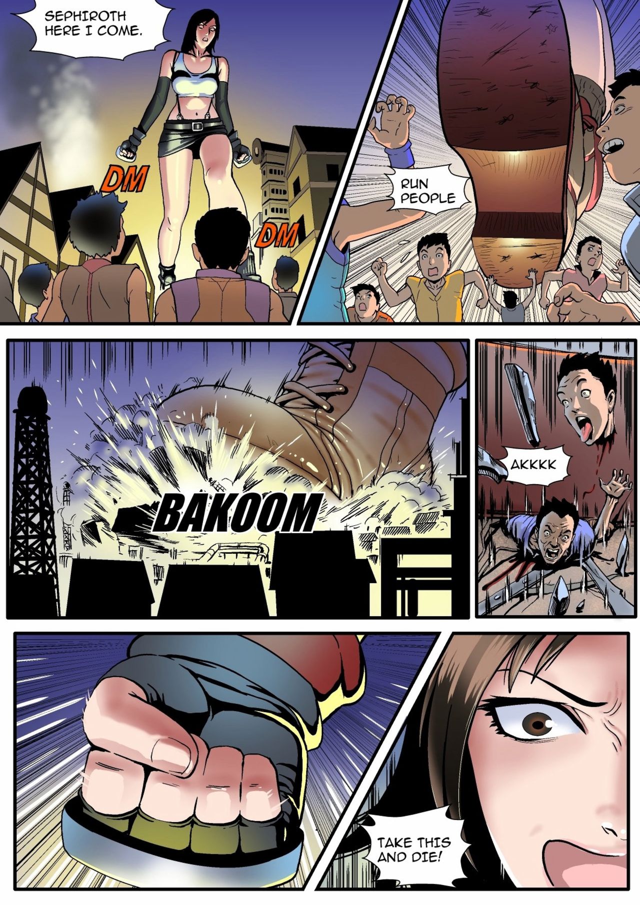 Giantess Fantasia Final Fantasy 7 09