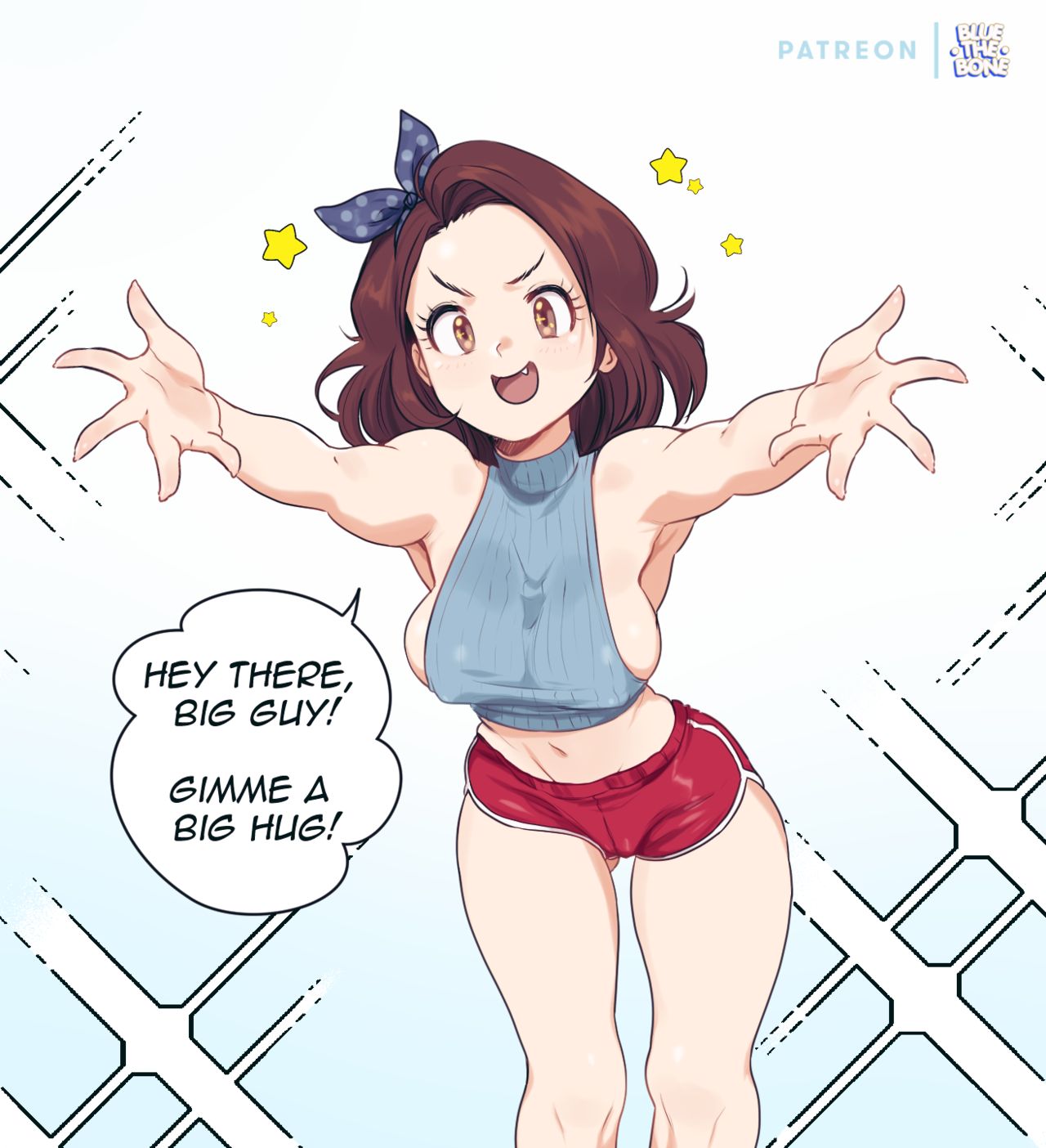 Bluesona Wants A Hug Bluethebone 01