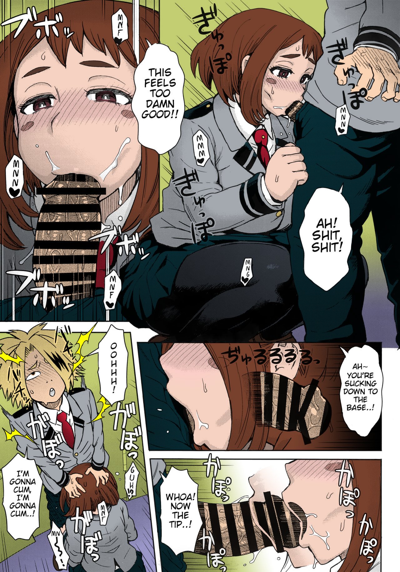 Colorized Uraraka Ura Fuzoku Urarakas Behind The Scenes Prostitution 5