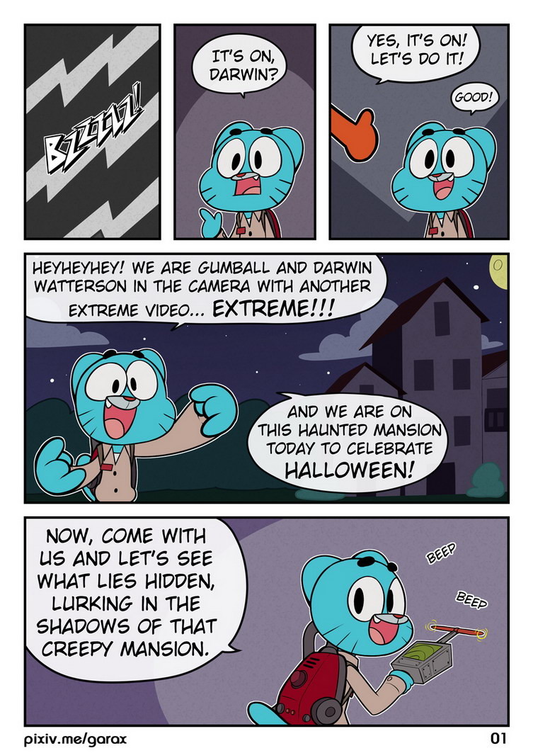Gumball Ghost Buster Garabatoz 2