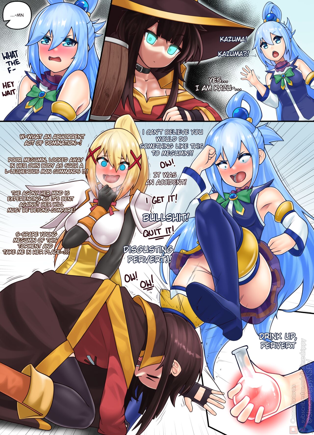 I Just Wanted To Become An Explosion Mage But Ended Up Possessing Megumin Konosuba 06