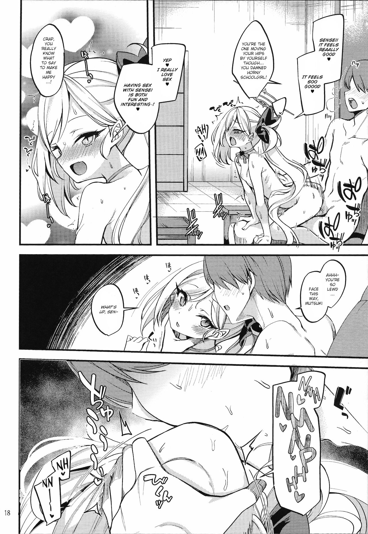 Mutsuki I.ta .zu .ra One Day Blue Archive 18