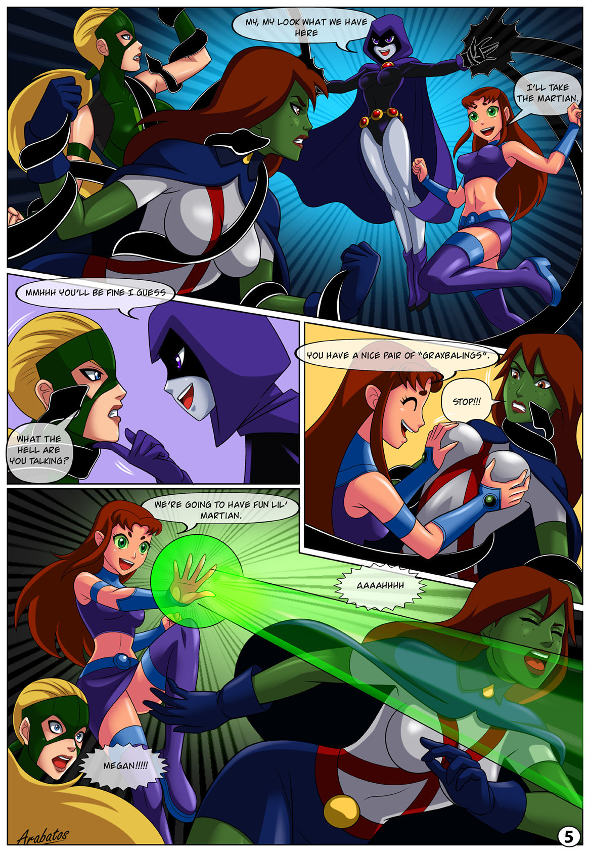 Low Class Heroines Teen Titans Young Justice Arabatos 06