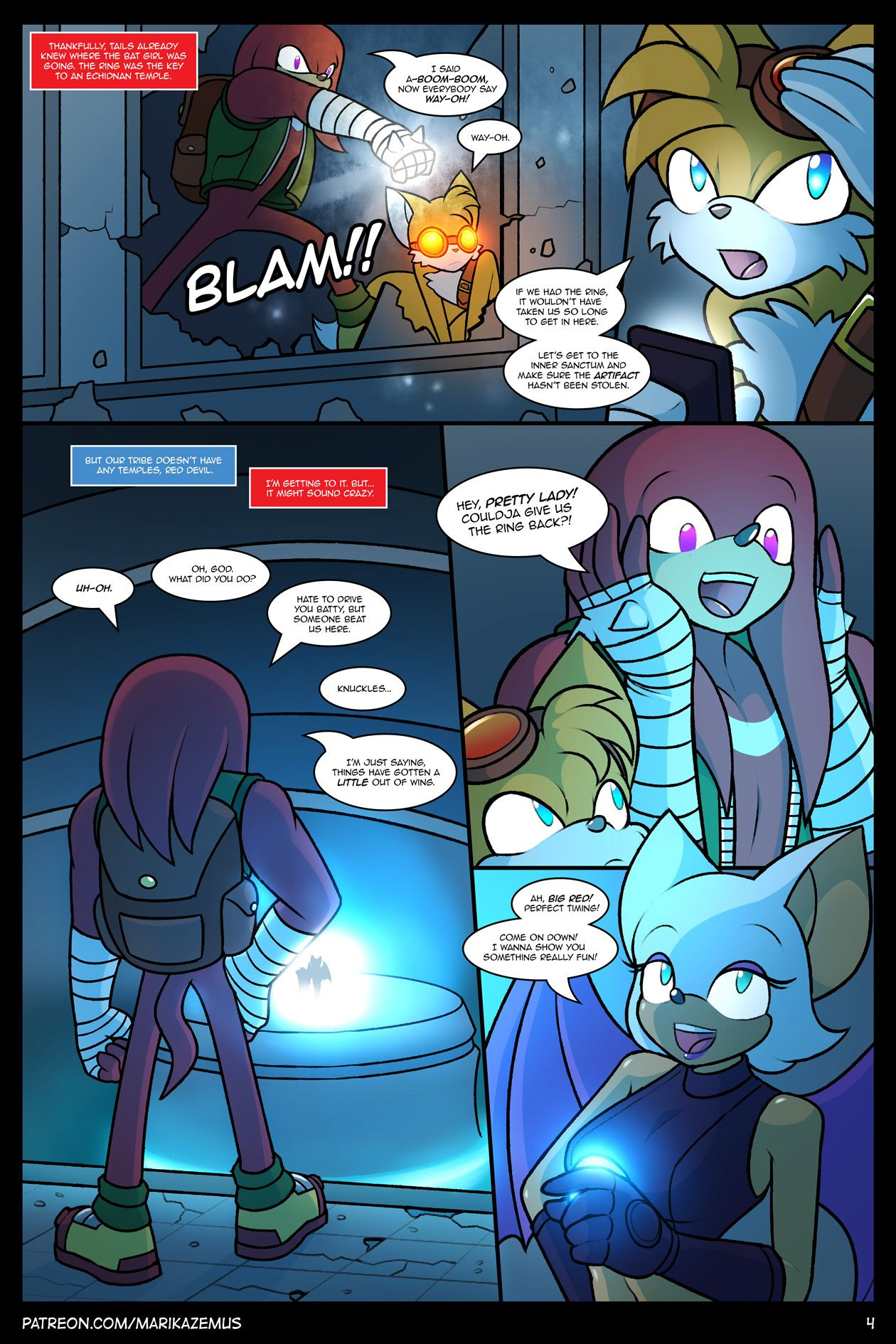 Sonic Boom Echidna Nights Marikazemus 04
