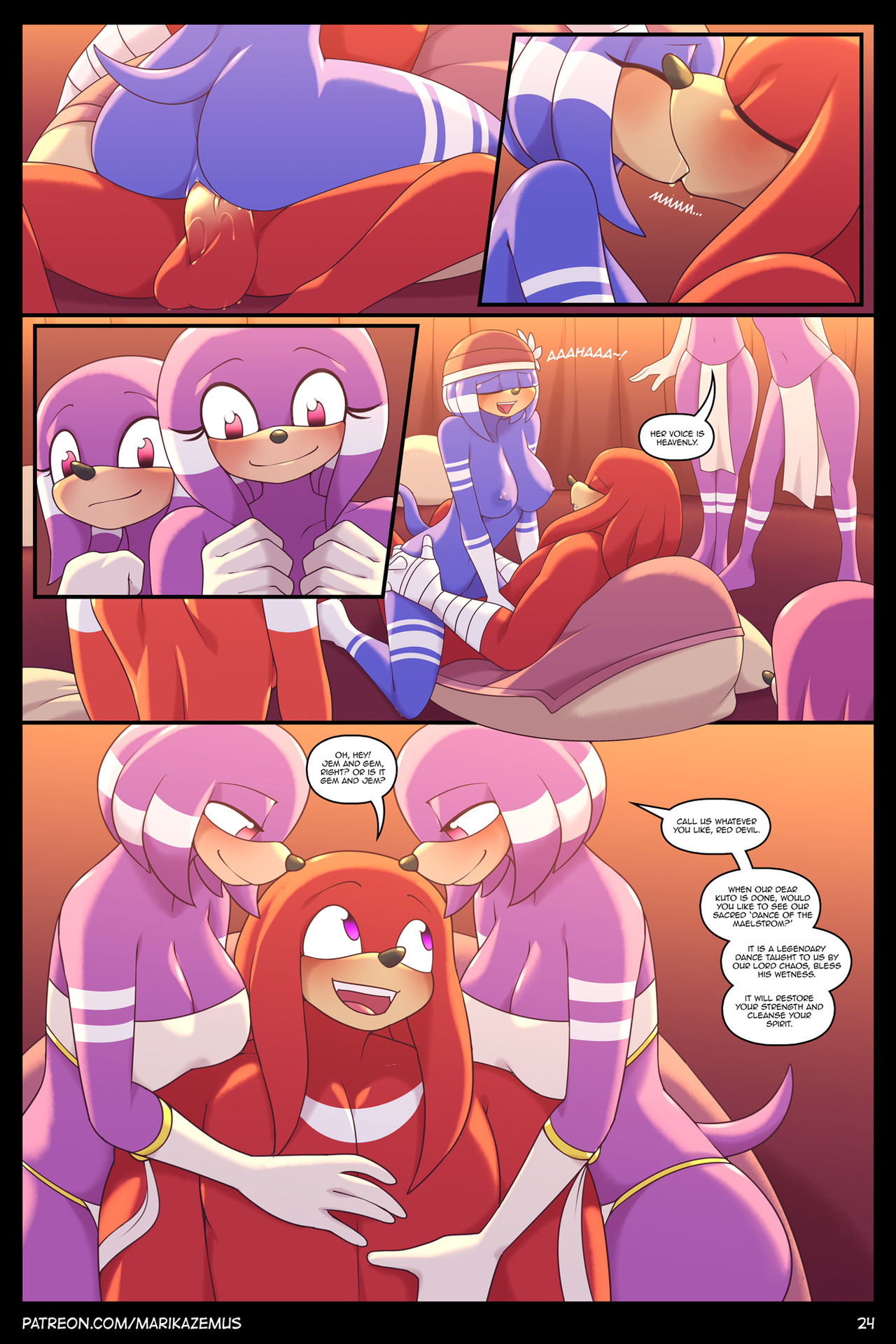 Sonic Boom Echidna Nights Marikazemus 24