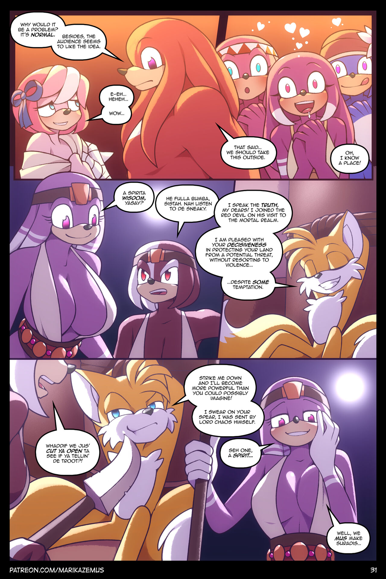 Sonic Boom Echidna Nights Marikazemus 31