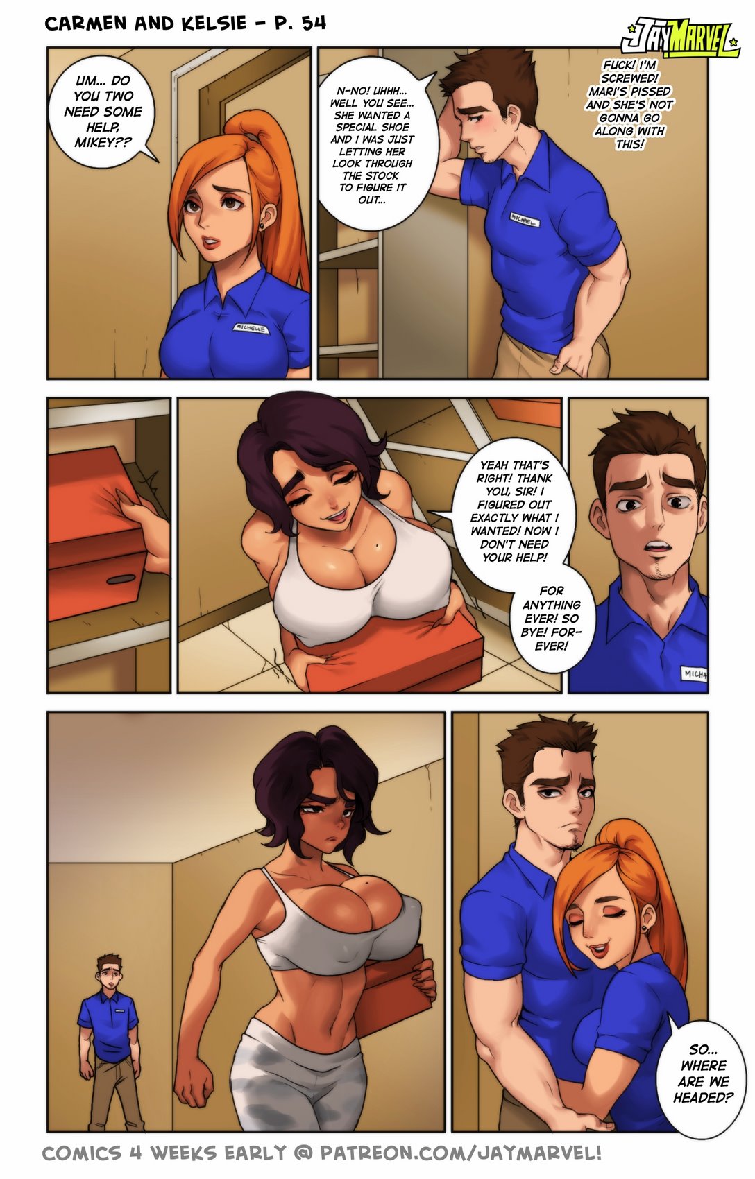Carmen Kelsie Jay Marvel 56