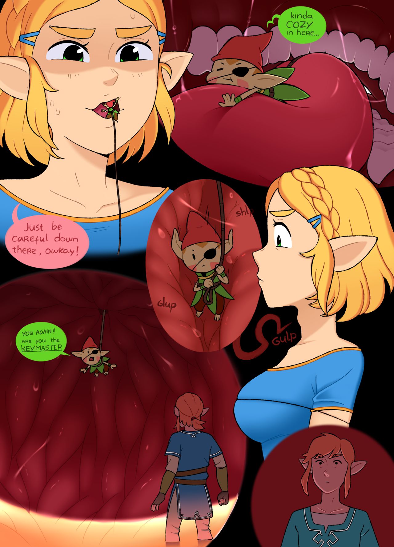 A Minor Side Quest Giantess Zelda Punishedmosquito 12