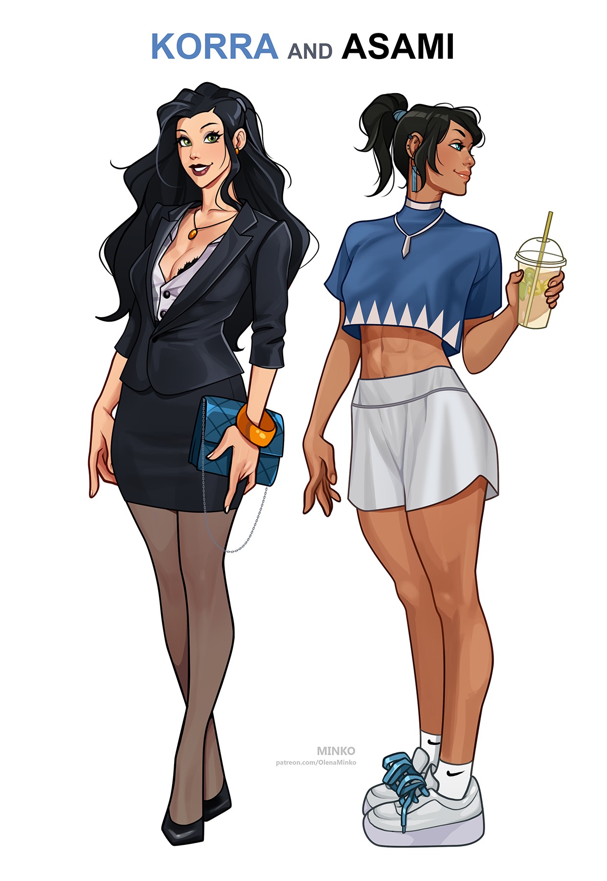 Korra And Asami Office Story Olena Minko 14