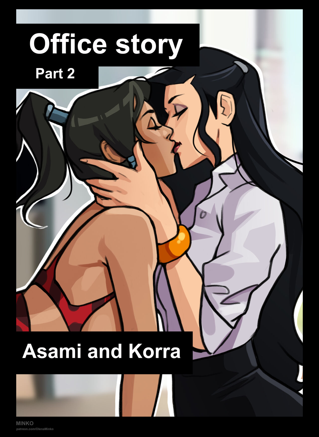 Korra And Asami Office Story Olena Minko 6