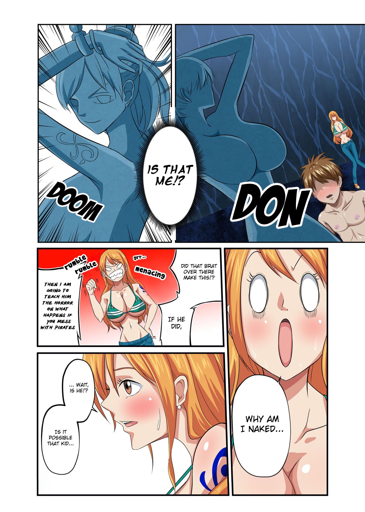 In Front Of The Cat Burglar Statue – Q Doujin 4