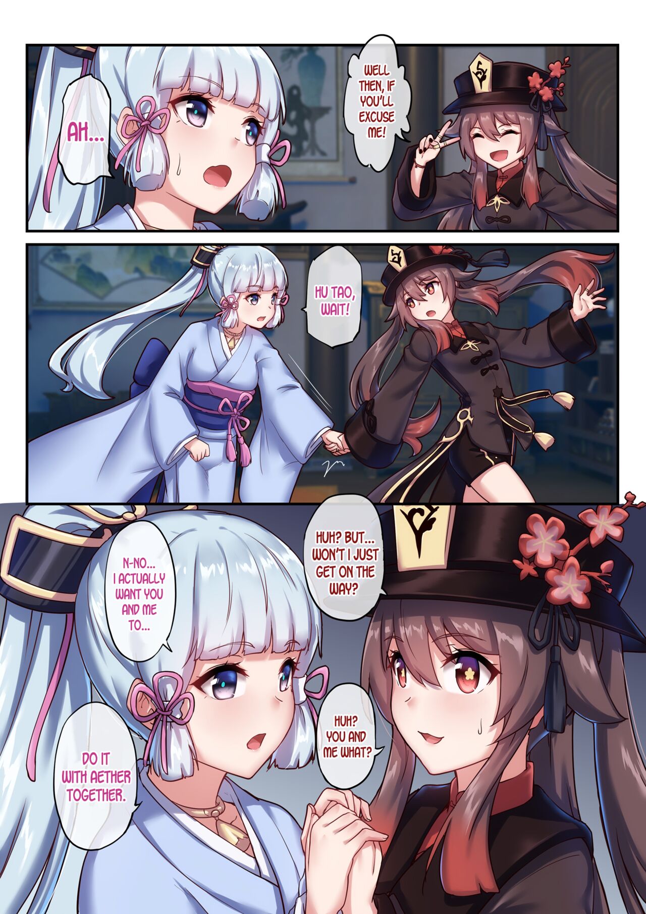 The Travelers Wives Hu Tao Kamisato Ayaka Longow Flintlock 03