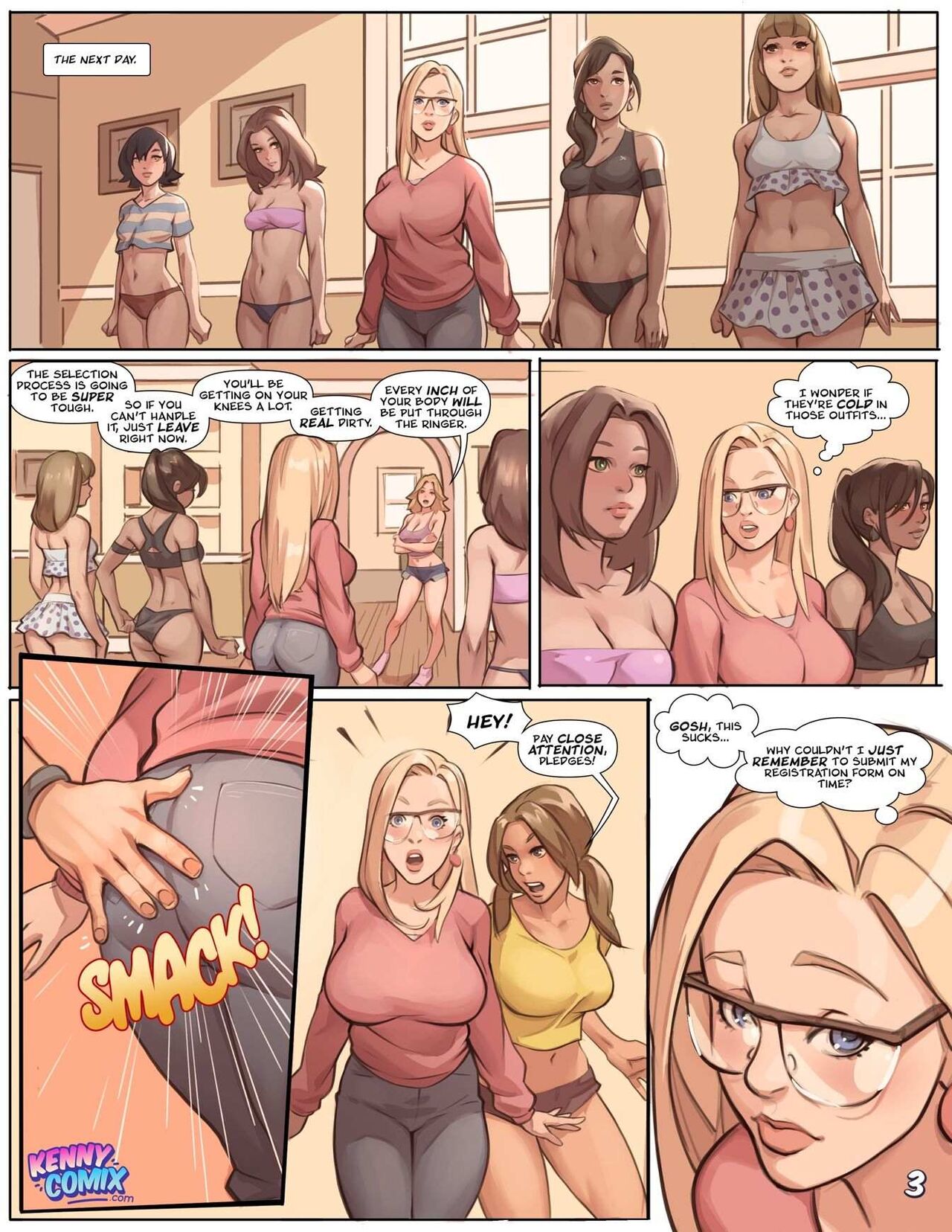 Naughty Sorority.. The New Pledge Kenny Comix 04