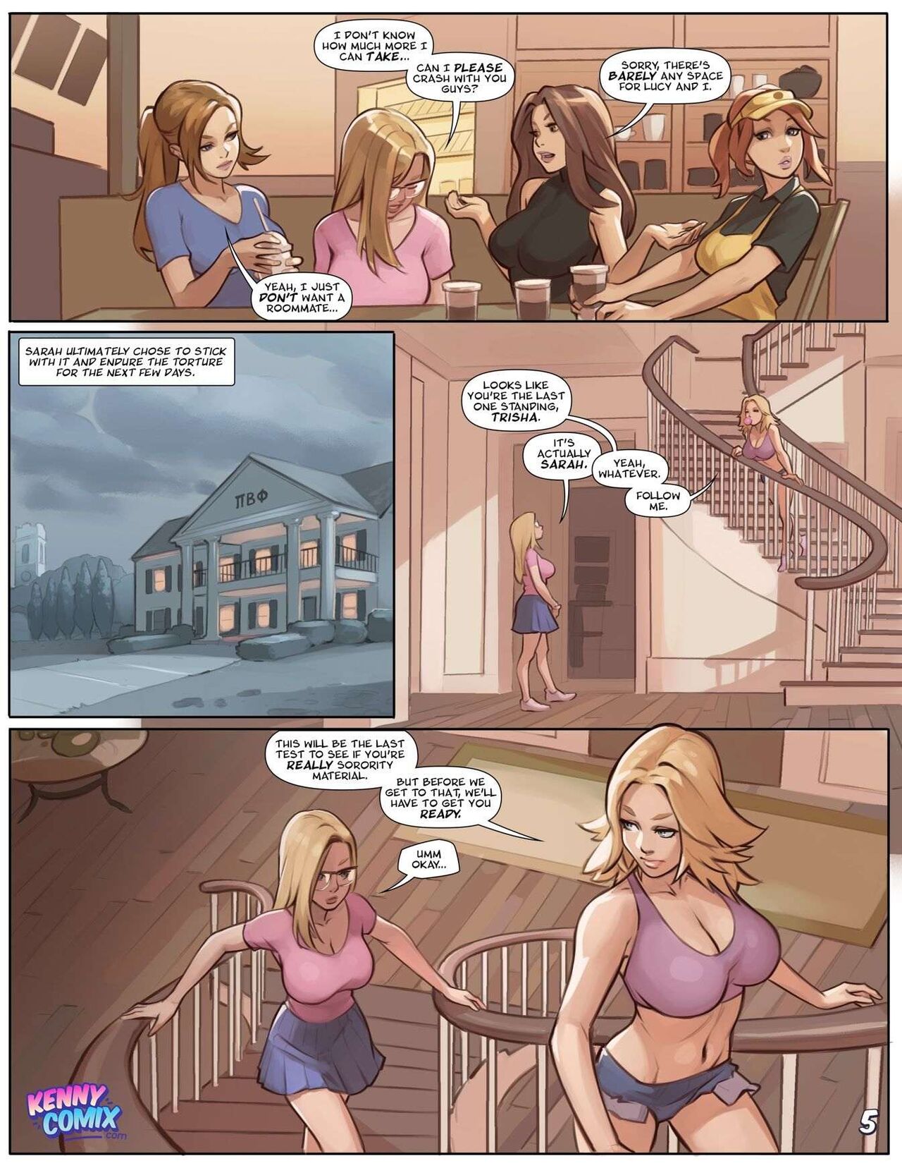 Naughty Sorority.. The New Pledge Kenny Comix 06