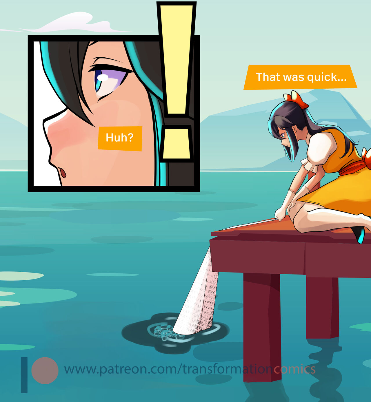 Scarlett And The Mermaid Adult Transformation Comics 16