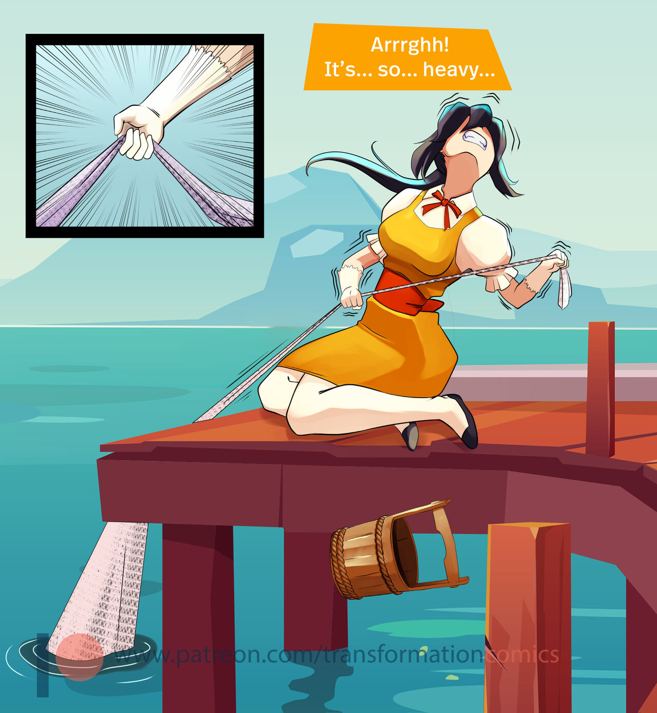 Scarlett And The Mermaid Adult Transformation Comics 17