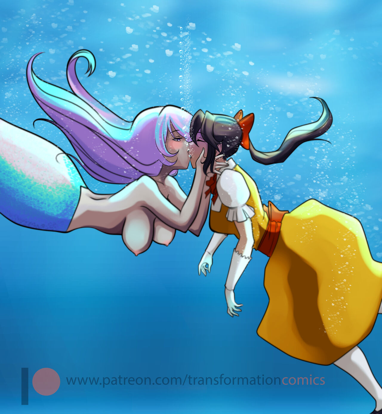 Scarlett And The Mermaid Adult Transformation Comics 27