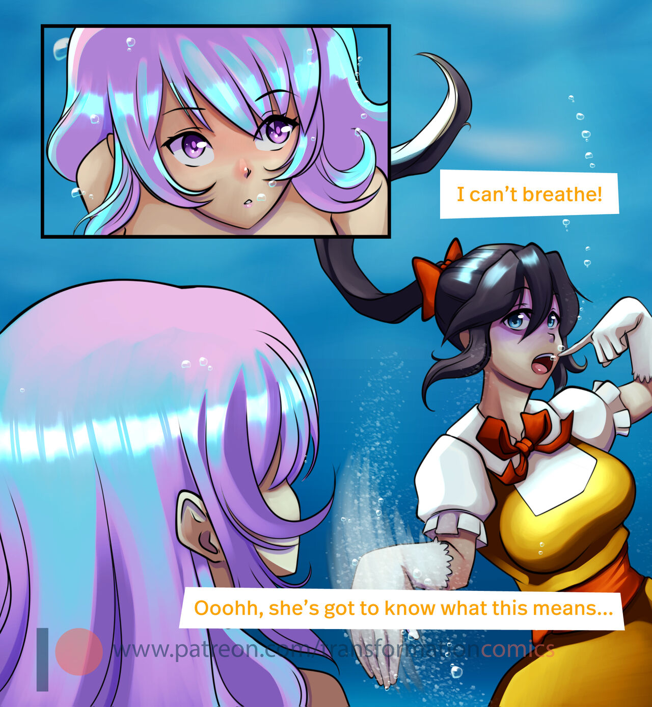 Scarlett And The Mermaid Adult Transformation Comics 34