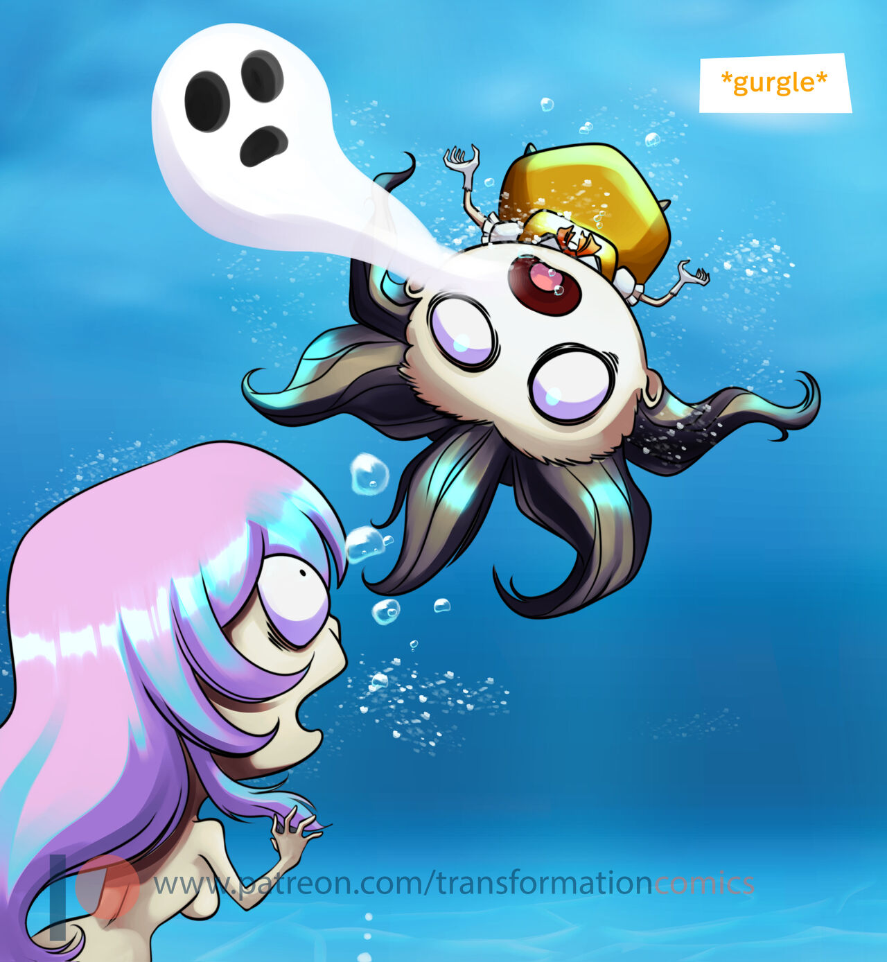 Scarlett And The Mermaid Adult Transformation Comics 36