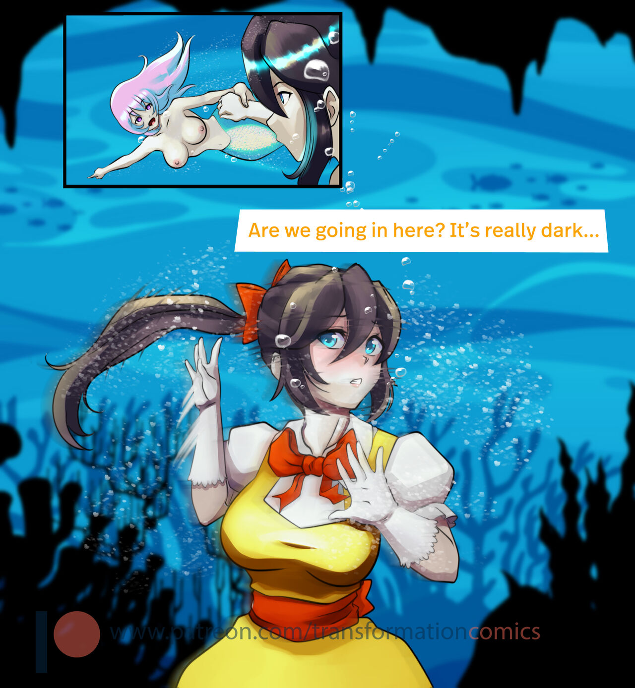 Scarlett And The Mermaid Adult Transformation Comics 42