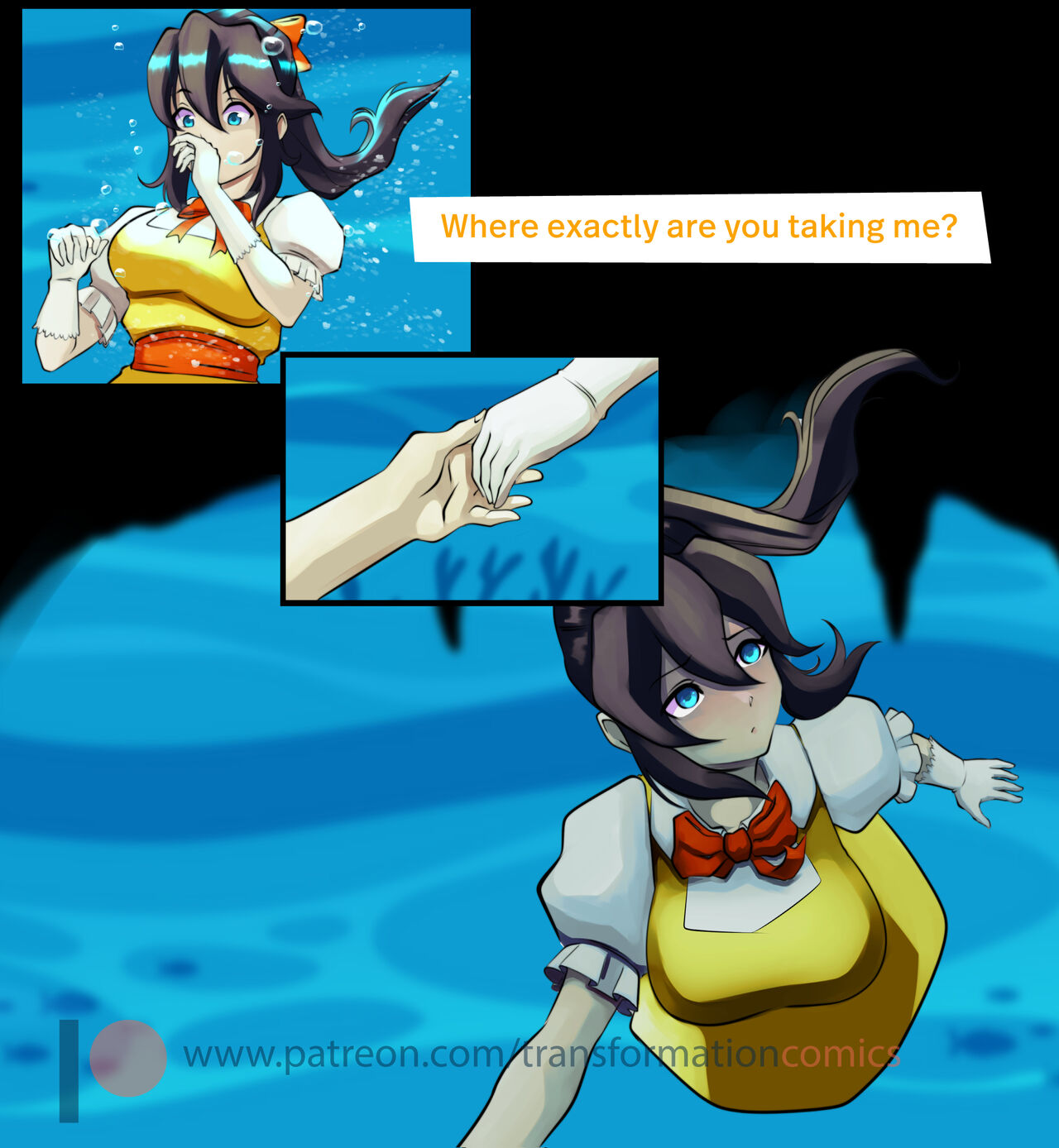 Scarlett And The Mermaid Adult Transformation Comics 44