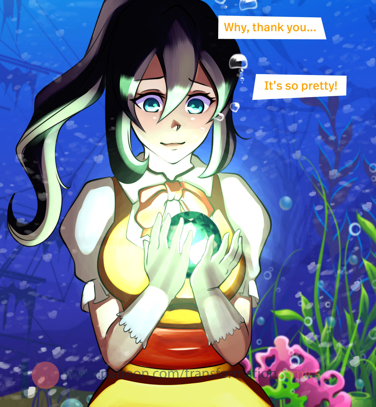 Scarlett And The Mermaid Adult Transformation Comics 54