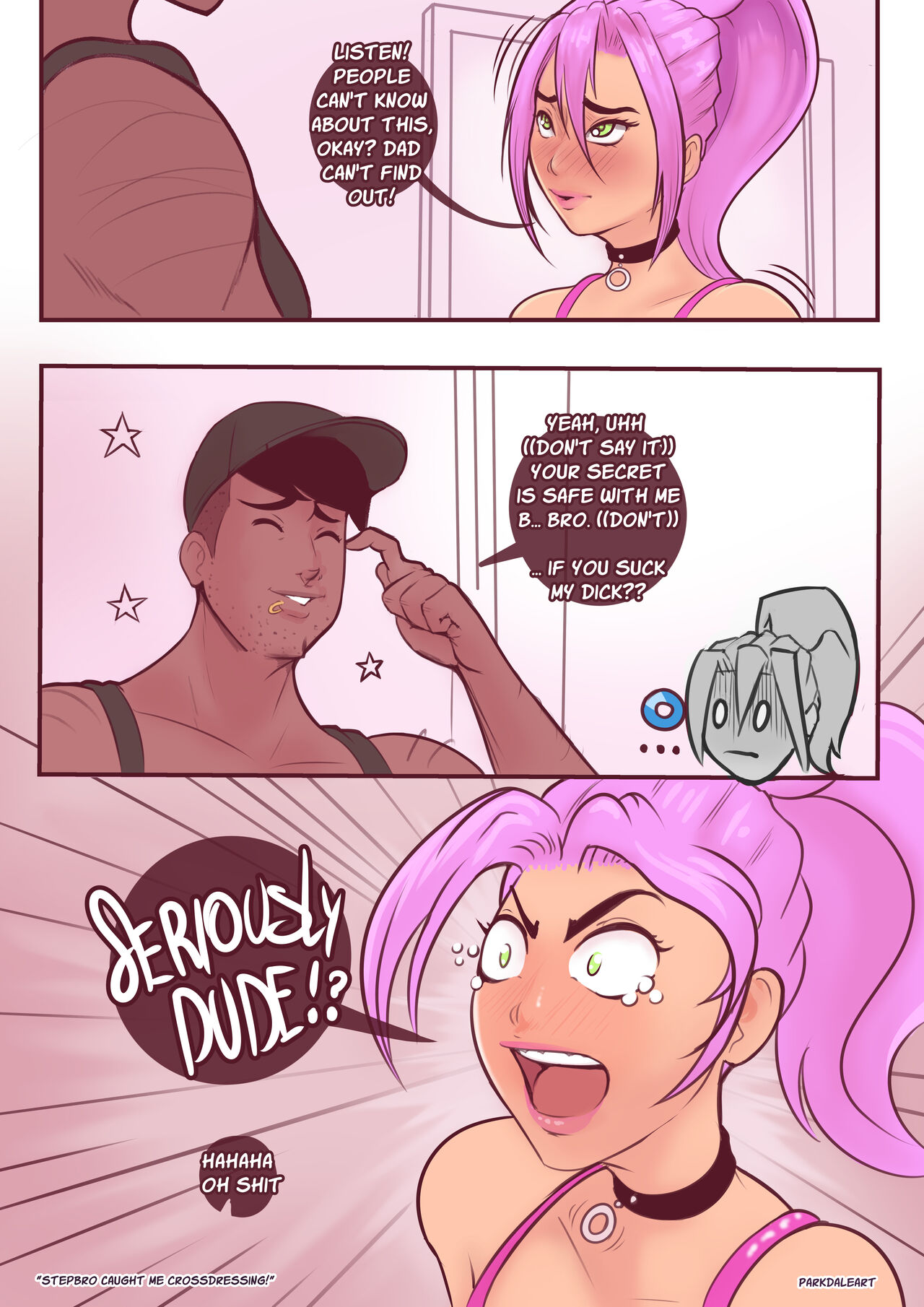 Stepbro Caught Me Crossdressing Parkdaleart 04