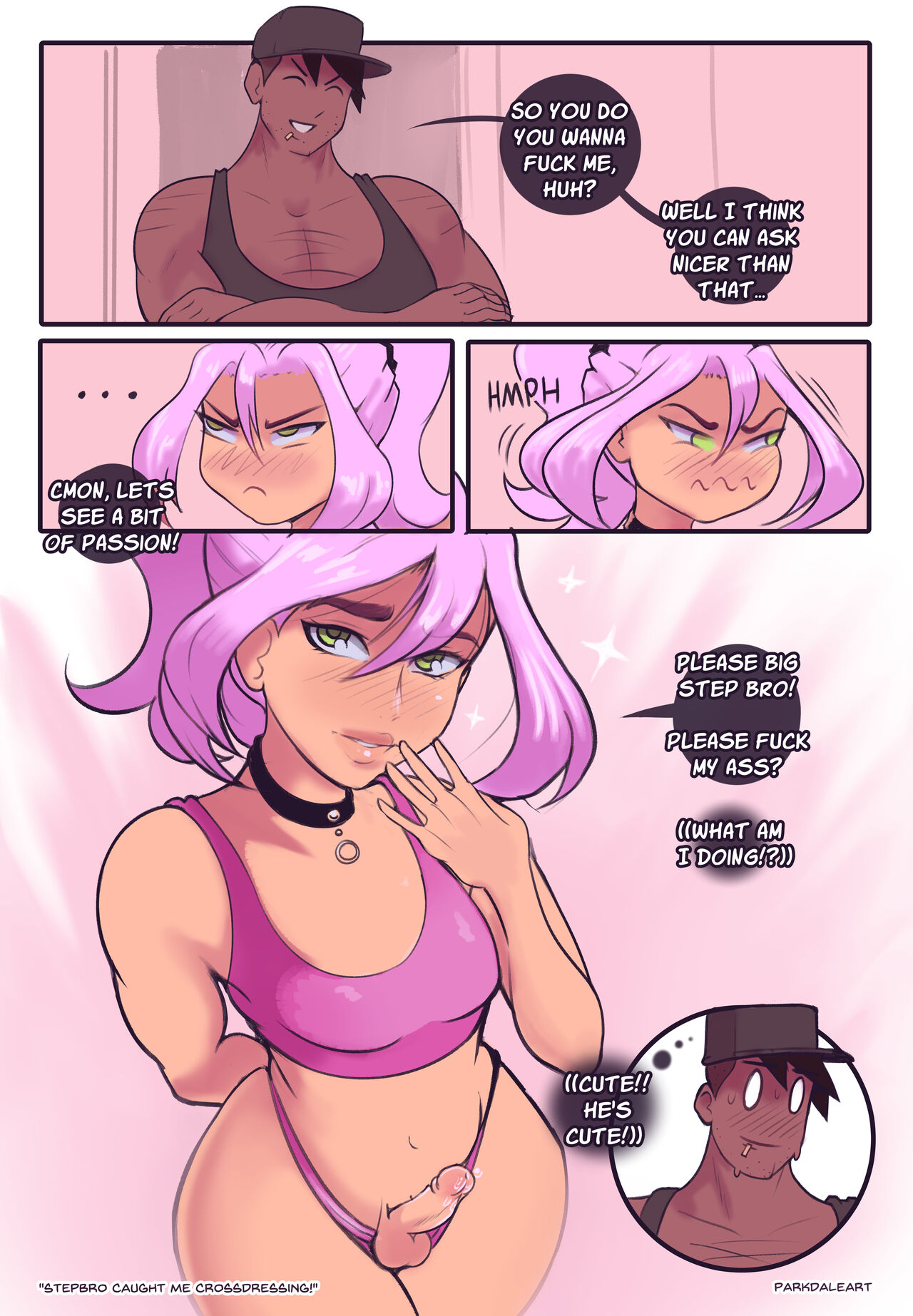 Stepbro Caught Me Crossdressing Parkdaleart 15
