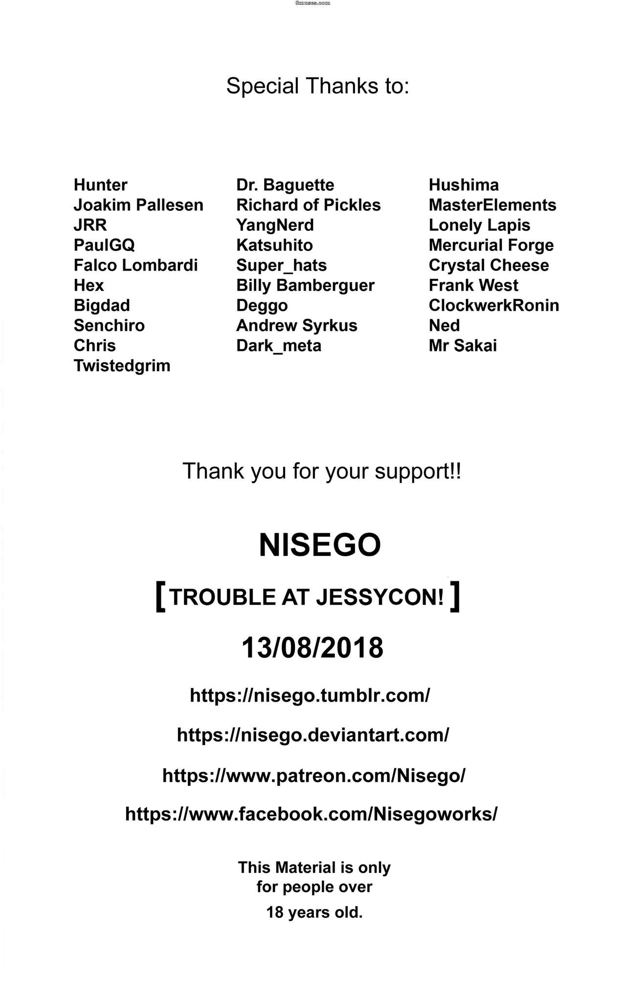 Trouble At Jessycon Nisego 20